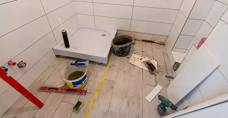 Partial Bathroom Reconstruction in Cranston